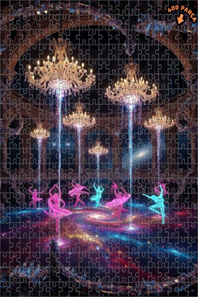 Teona Ahşap لغز خشبي بإطار مزدوج الطبقات من يونيفرسال باليهيرينز 400 قطعة 35x35