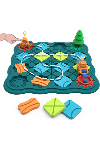 Arabest Children's toy board game, road builder brain teaser puzzle, gift sui...