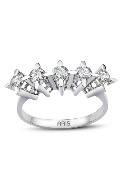 Ariş 0.30 Karat Pırlantalı Beştaş Yüzük