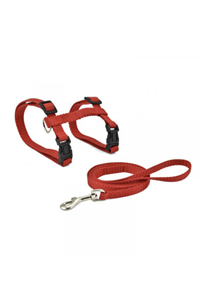 NAYECO Cat Harness and Leash Set - Red
