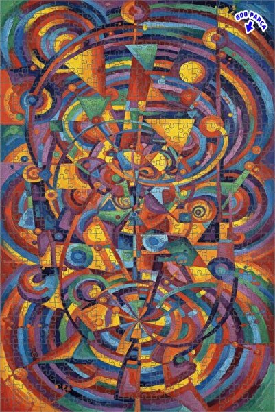 Teona Ahşap لغز خشبي حلزوني ملون سحري مزدوج الطبقات 600 قطعة 50x35