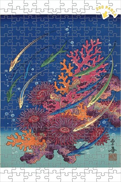 Teona Ahşap لوحة زيتية ذات طابع سحرياني لحيوانات البحر، ألغاز خشبية مؤطرة بطب...