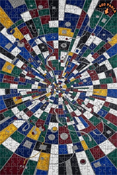 Teona Ahşap لغز خشبي ذو طبقتين من ديسين جيردب، 400 قطعة، 35x35 سم