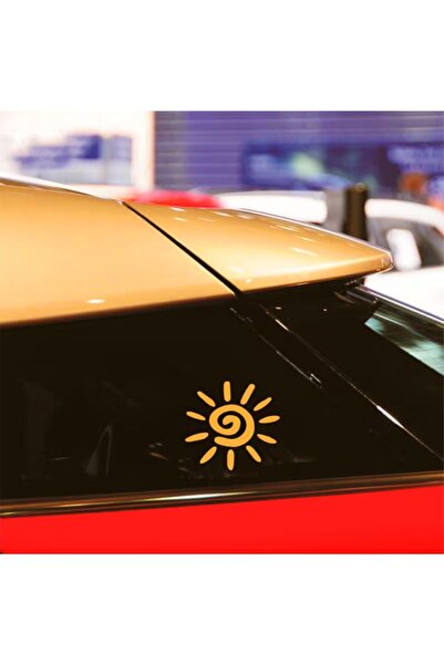 ÖZGÜL REKLAM Kompakt Güneş Temalı sticker pinterest bohem Araba sticker / Mot...