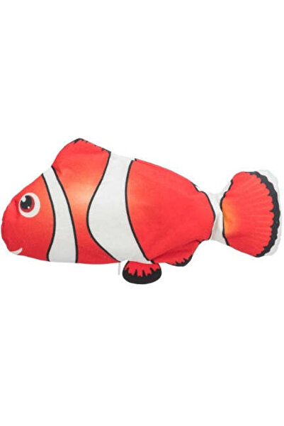 Trixie لعبة سمكة متذبذبة مع النعناع البري للقطط - برتقالي/26 سم