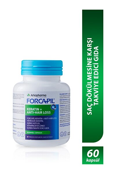 Arkopharma Forcapil Keratin Anti Hair Loss 60 Kapsül