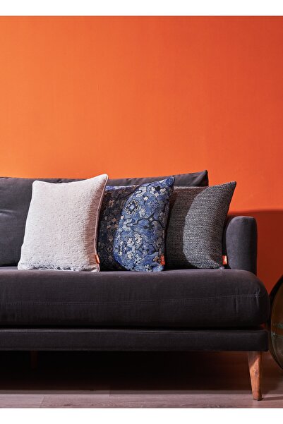 THE KUN Etnik Kilim Desenli, Şönil İplikli Düz ve Çok Renkli Zemin 3'lü Kırle...