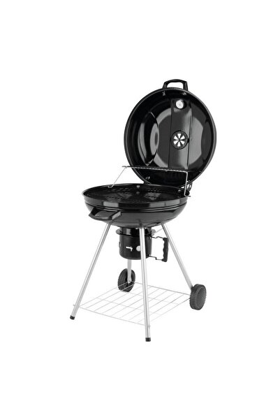 LUND Round Charcoal Garden Grill with Lid, Diameter 57cm