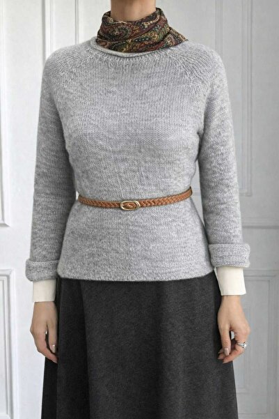 NSRKNİTWEAR Women's Crew Neck Knitwear Sweater - Casual & Stylish Use