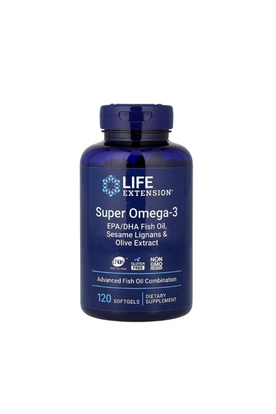Life Extension Super Omega-3 EPA/DHA Ulei de pește, Lignani de susan și extra...