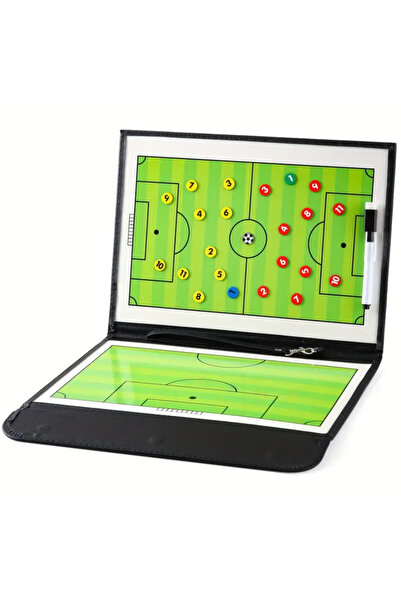 zola Тактическа дъска за треньор по футбол, магнитна, маркери и 24 магнита, е...