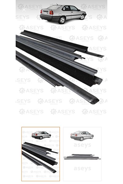 SEREN OTOMOTİV TEMPRA TİPO CAM KENAR ÇITASI KAPI DIŞ SIYIRICI FİTİL TAKIMI ÖN...