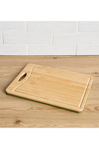 Generic لوح تقطيع من الخيزران مزدوج الجوانب من دايس