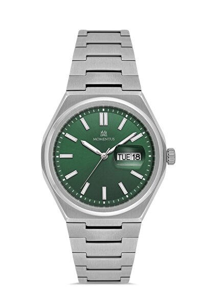 Momentus Cm380S-15Ss Men's Watch with Date and Day Display Titanium Case Meta...