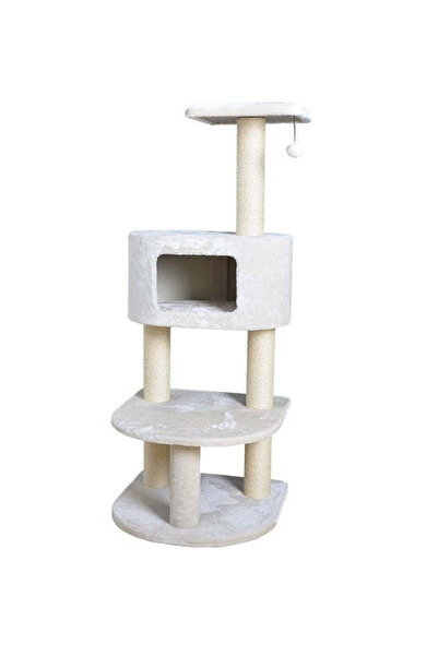 Ebi Salisbury Scratching Post for Cats - CREME/58X58X140CM