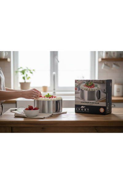 IVORY Adjustable Cake Mold Round