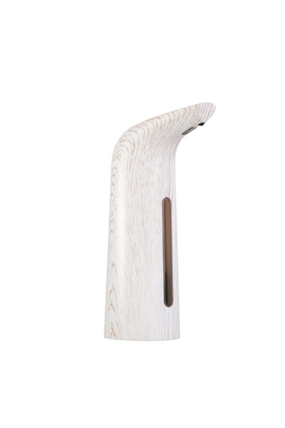 NO BRAND Automatic Dispenser LUXA Collection, White with Wood Fiber, with Sensor