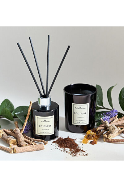 Generic Boutique Sparkle Noir Jar Candle and Reed Diffuser Gift Set