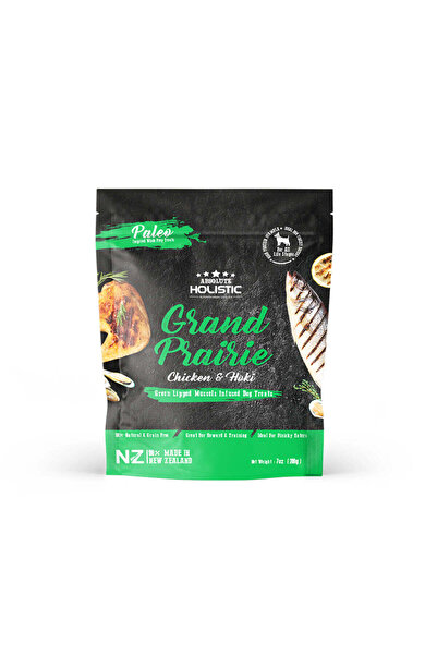 Absolute Holistic مكافآت جراند بريري المجففة بالهواء للكلاب 200 غرام