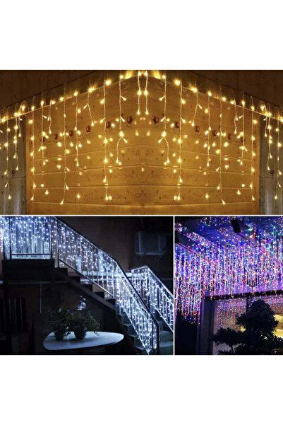 OEM Set of 3 LED Fringe Installations 8m, 200 LEDs, total 24m and 600 LEDs