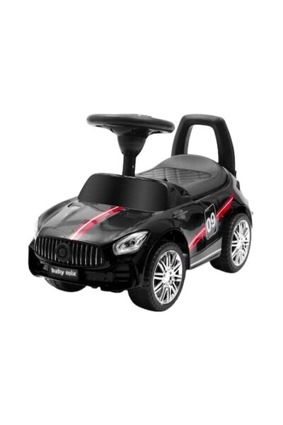 Babymix Masinuta de impins, Baby Mix, Racer, Pana la 25 kg, Cu volan, Cu sune...