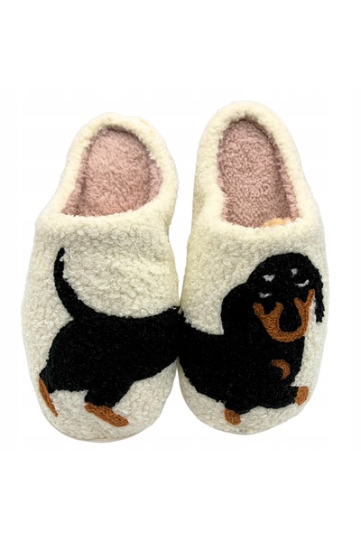 Other Winter Dog Slippers Dachshund Women's Men's Warm Soft Slippers size 36-37