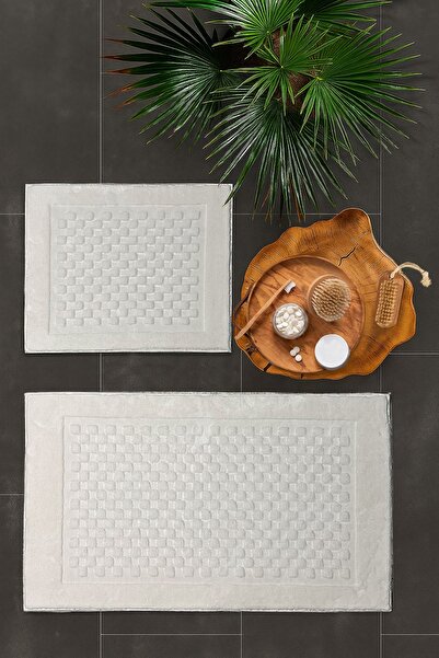 Merinos Set de covorașe de baie Pamella 2 piese Neat Cream