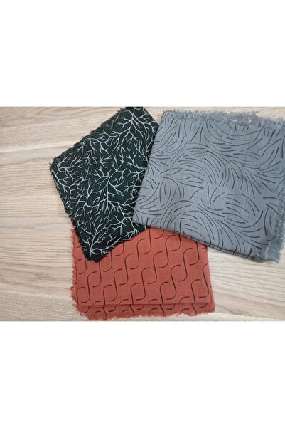 Butik 3 Adet Pamuklu Yazma