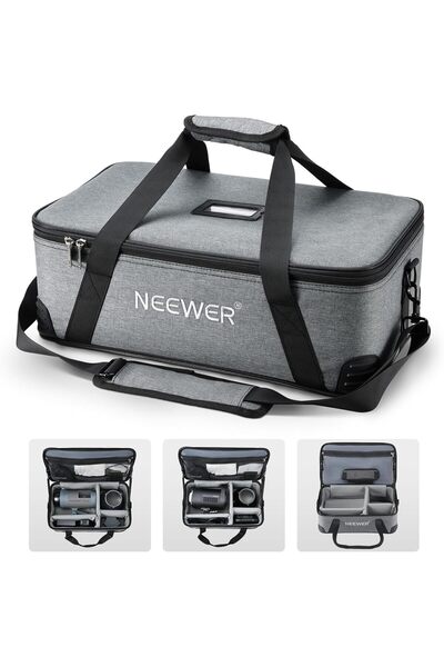 NEEWER حقيبة حمل مبطنة لإضاءة الاستوديو
