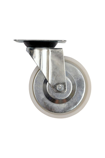 Vorel Roată pivotantă, cauciuc gri, diametru 200 mm