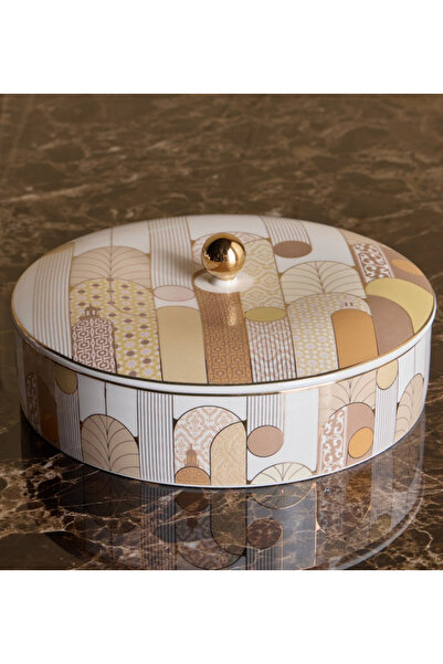 Tamara New Bone China Serving Dish with Lid - 25 cm