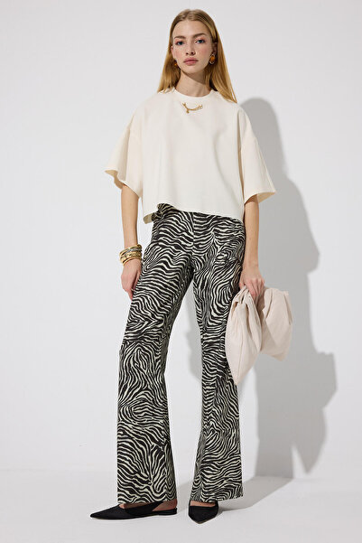 Touché Privé Zebra Patterned Pants