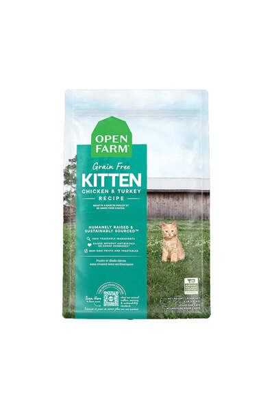 Open Farm Grain Free Kitten Recipe Dry Food - 1.81KG