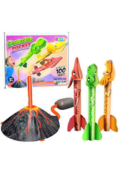 Three top online Set de rachete din spumă lansatoare de dinozauri vulcanice