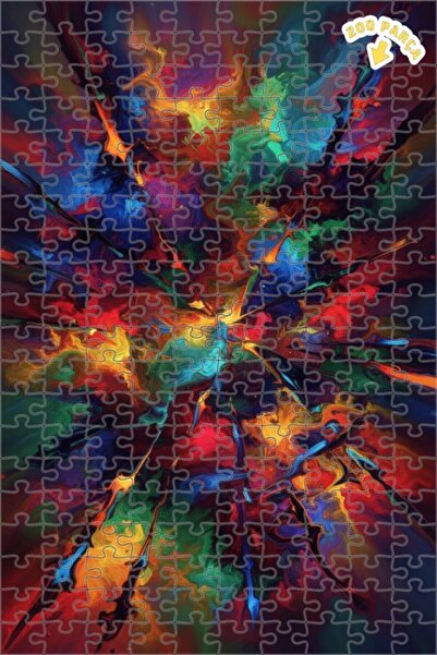 Teona Ahşap لغز خشبي بإطار مزدوج الطبقات 200 قطعة 25×35
