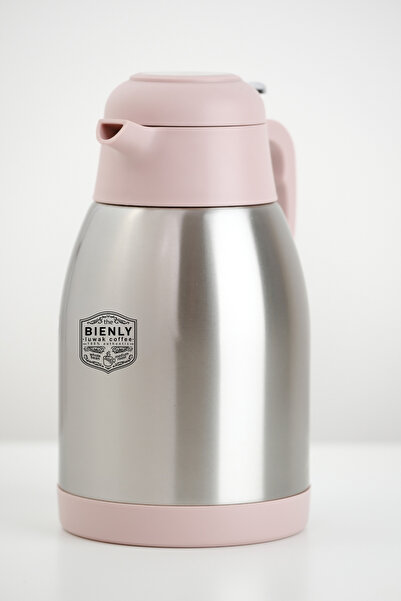 Bienly 2 Liter Stainless Steel Tea Thermos |   Thermos Jug |   12 Hours of Wa...