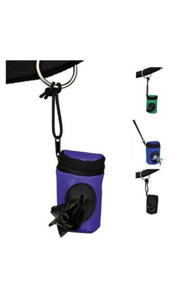 Trixie حقيبة توزيع أكياس الأوساخ للأكياس المتوسطة - رمادي/10 سم