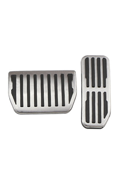 Choice1 غطاء دواسات AT من الفولاذ المقاوم للصدأ لسيارات جاكوار XE و XF و E-Pa...