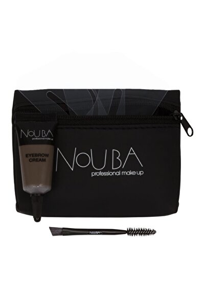 Nouba Set 20 Nouba: Pensulă pentru sprâncene Nouba + Gel pentru sprâncene Nou...