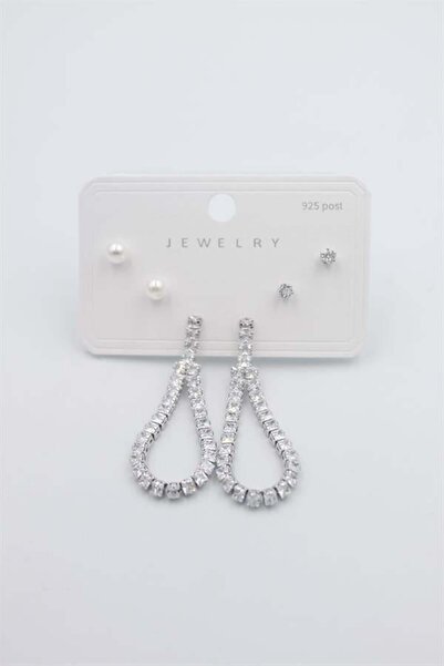 MENESSA Multiple Set Earrings - Silver