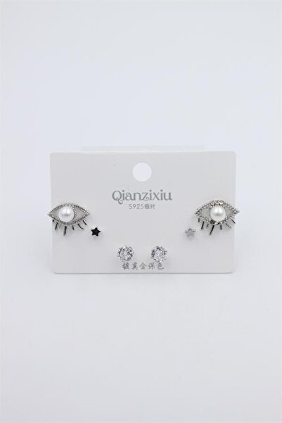 MENESSA Multiple Set Earrings - Silver