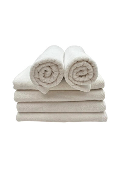 BYFT Iris 4 Hand Towel 50 x 80 Cm,2 Bath Towel 70 x 140 Cm 600 Gsm White Plai...