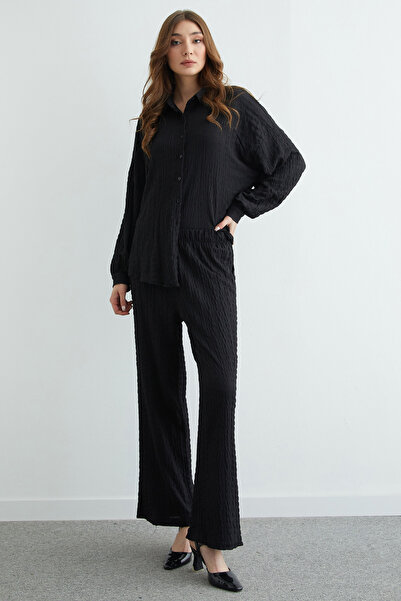 Fulla Moda Fullamodest Textured Buttoned 2 L I Set