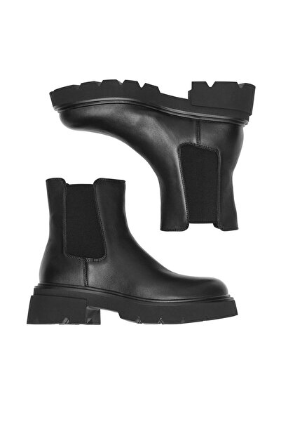 BADURA Ghete Chelsea damă negre C-WFA3115-1Z