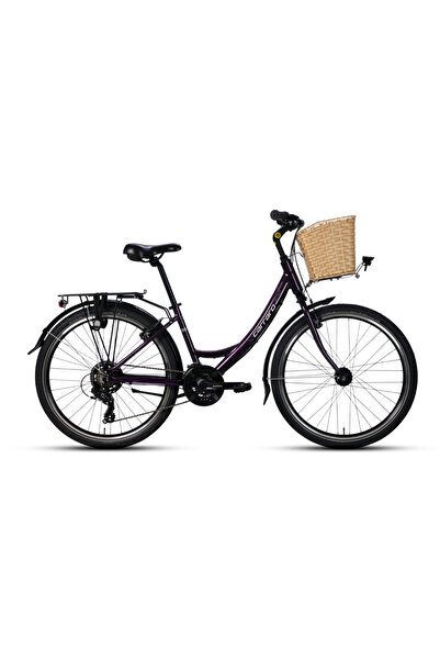 Carraro JASMİNE 26 JANT 38cm KADRO MOR-AÇIK GRİ BİSİKLET