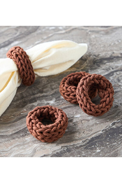 Mondo 4-Piece Napkin Ring Set - 2.5 cm