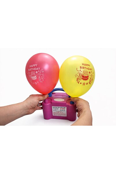 ATLT ATLANTİS ÇİFT ÇIKIŞLI BALON ŞİŞİRME MAKİNASI ELEKTİRİKLİ BALON POMPASI ŞİŞİRME ALETİ FİŞLİ 73005