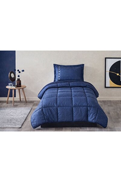 VELLON HOME 5 PARÇA TEK KİŞİLİK UYKU SETİ OREGON LACİVERT