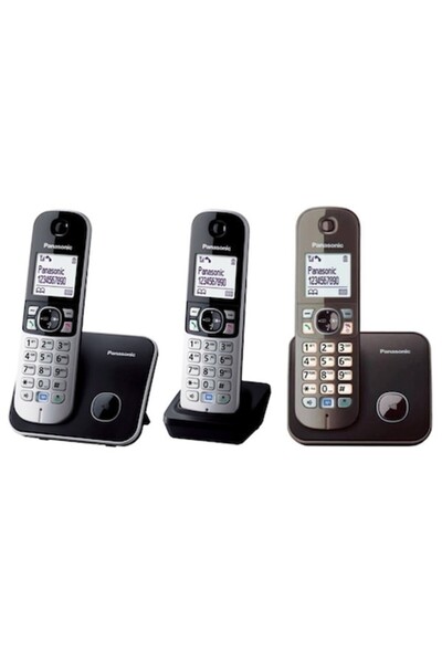 PANASONIC Telefon DECT fără fir cu 3 receptoare