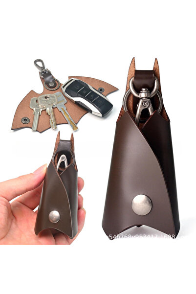 Choice 1pc-red PU Leather Cartoon Bat Car Key Case Key Case Home Anti-lost Ke...